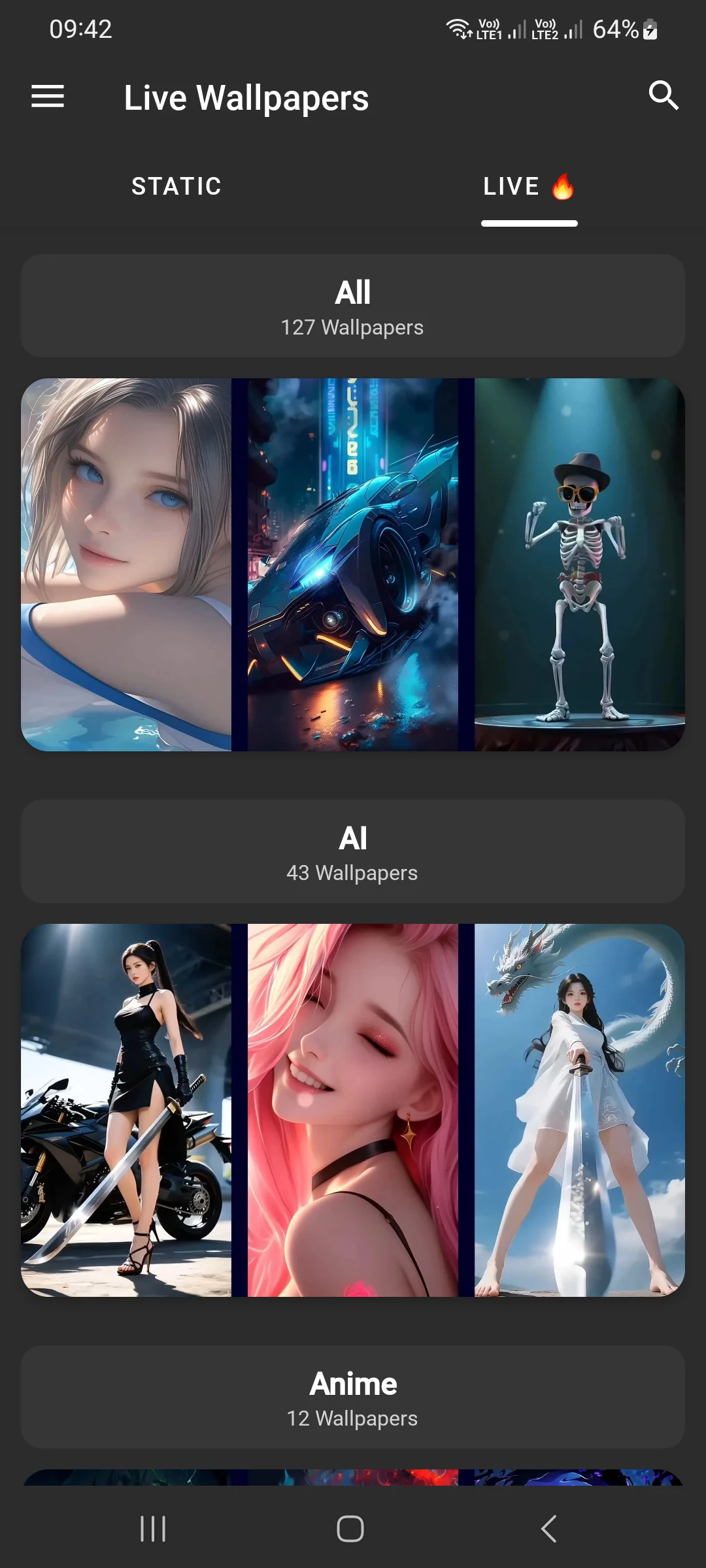 3D Flat Purple Icon Pack screenshot